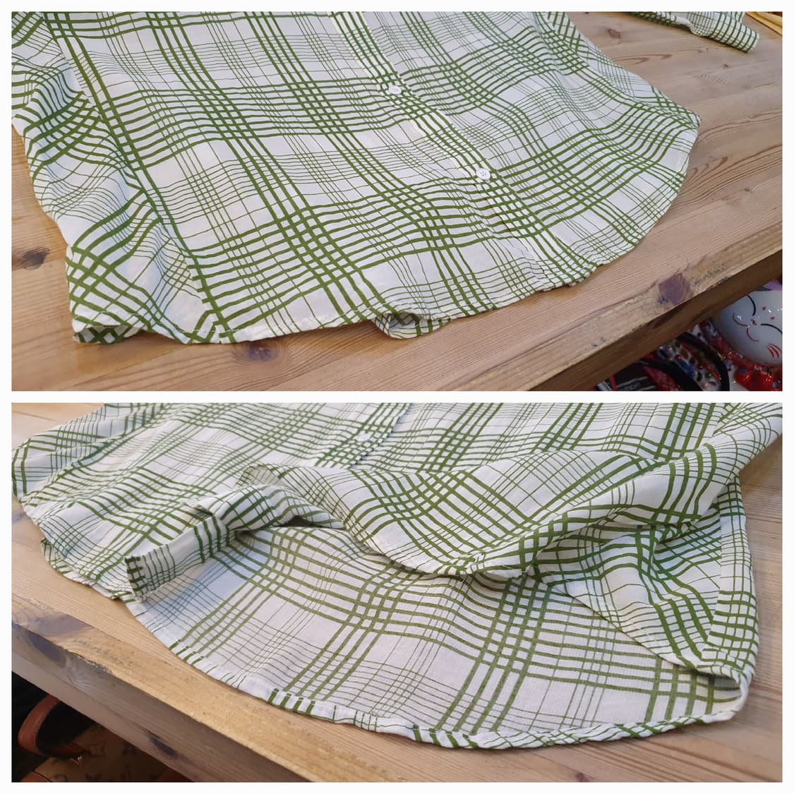 77.베네통 체크셔츠 상품이미지5