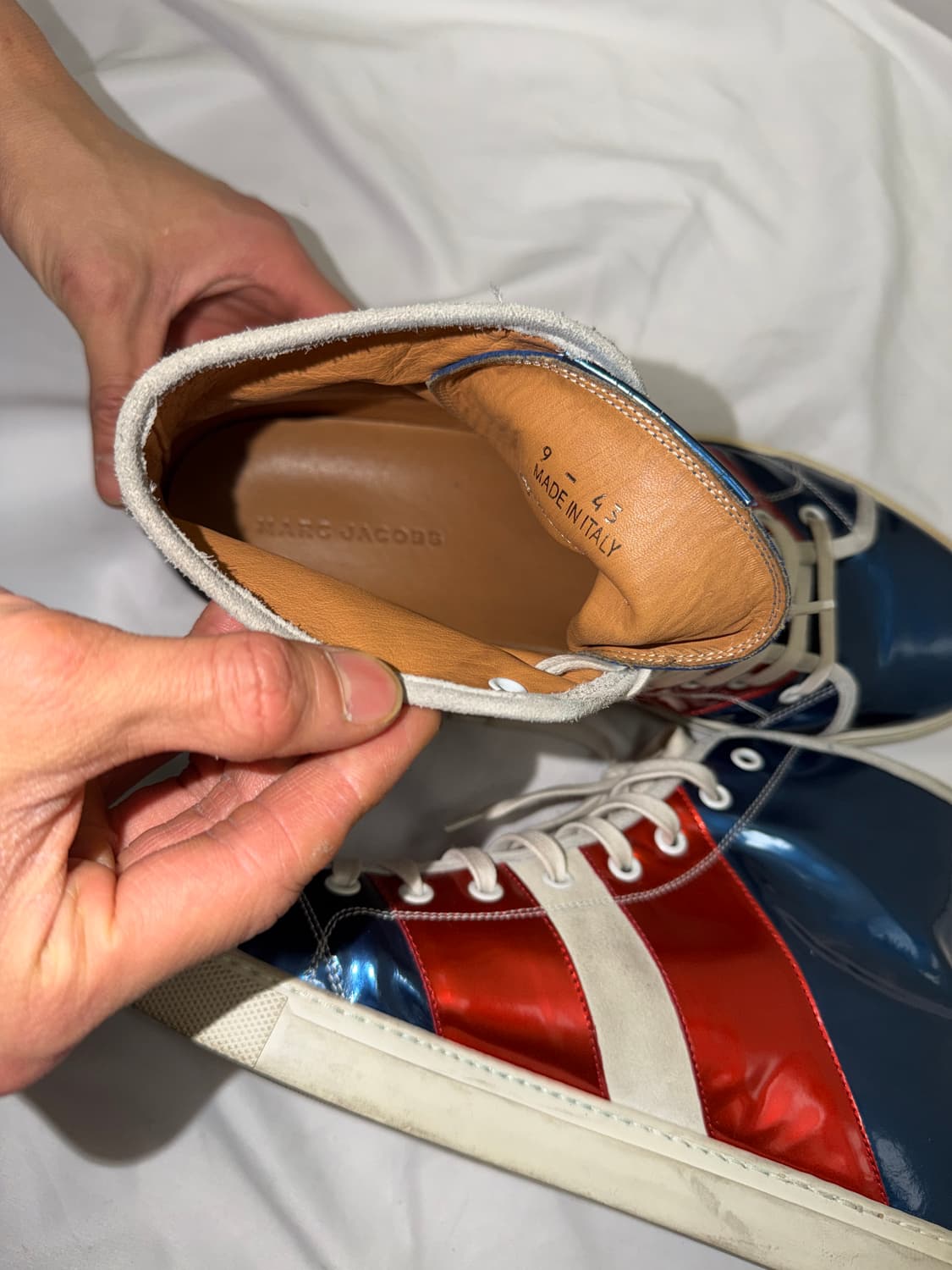 마크 제이콥스 페이던트 레더 하이탑 상품이미지4