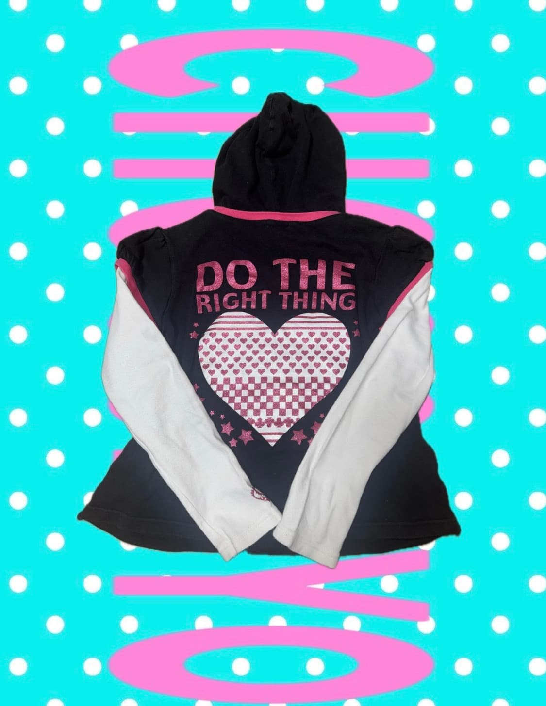 리즈리사 트랄라라깔 레이어드 후드티 상품이미지2