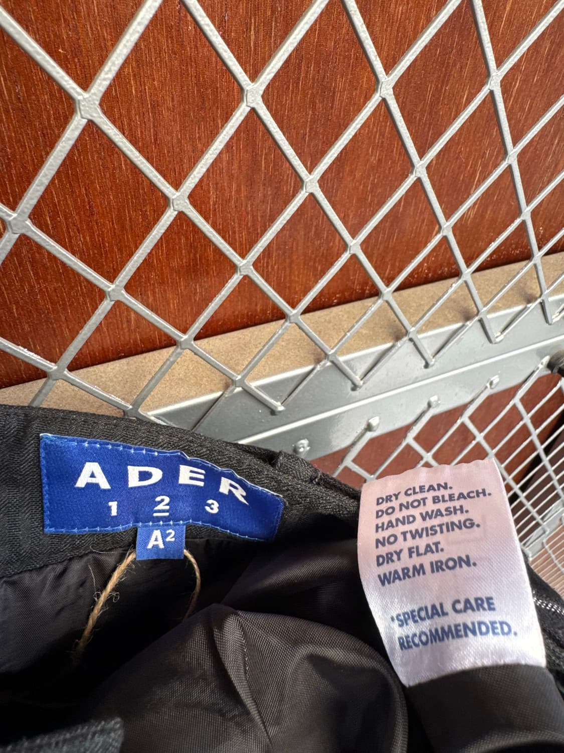 ADER 아더에러 빈티지 레이어드 체크 플레어 스커트 M 상품이미지6