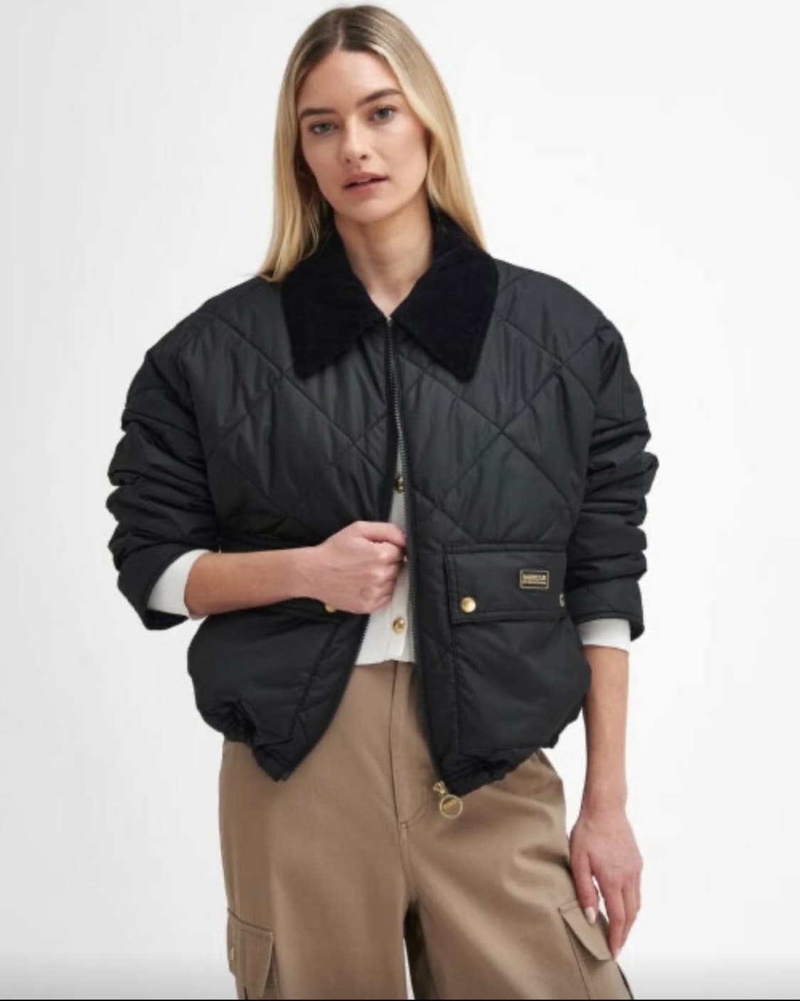 바버 라이아 laia 퀼팅 자켓 상품이미지1