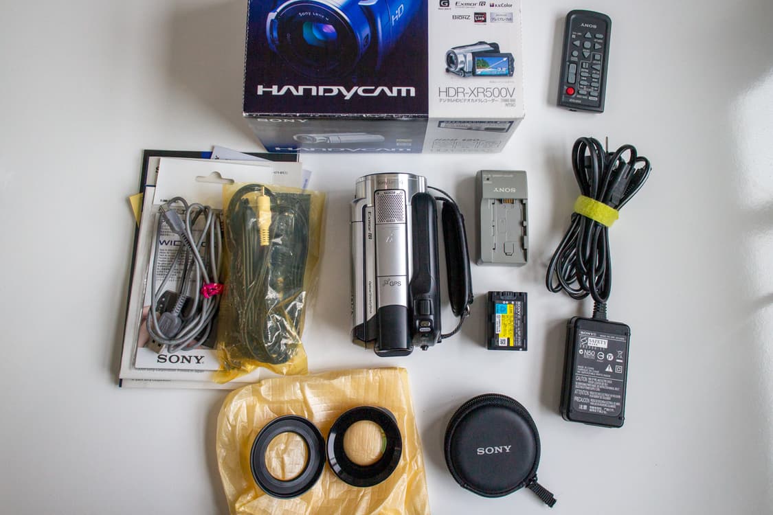 Sony HDR XR500V / 빈티지 디지털 캠코더 상품이미지9