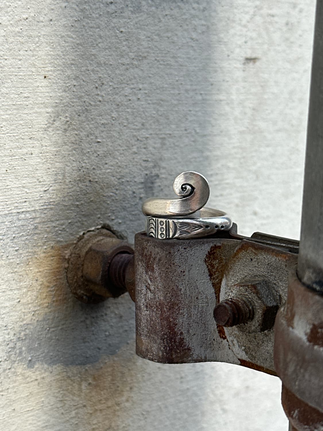 Tribal Spiral Curl Wrap Karen Silver Rin 상품이미지3