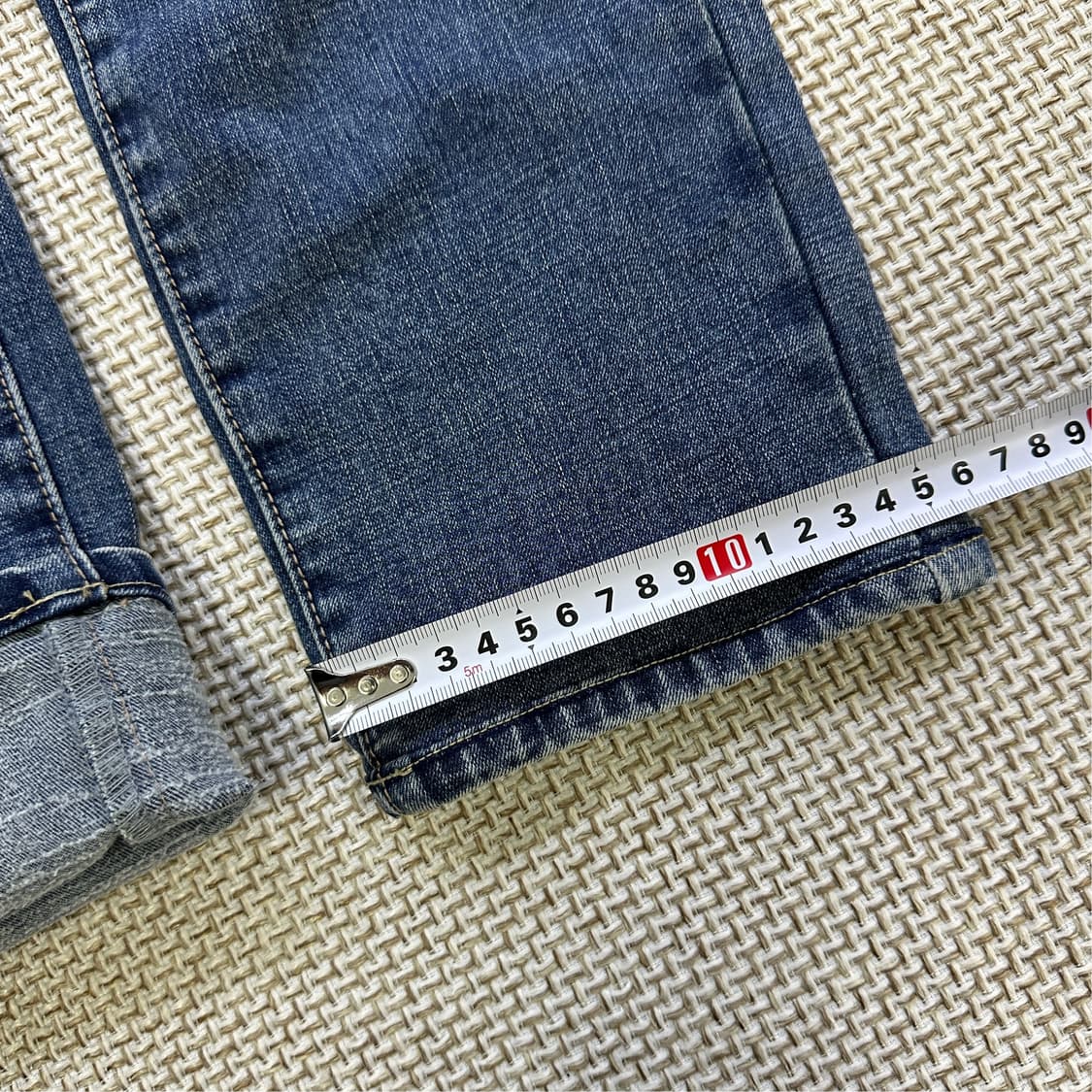 76 게스 스트레이트 핏 데님 팬츠0427D 상품이미지8