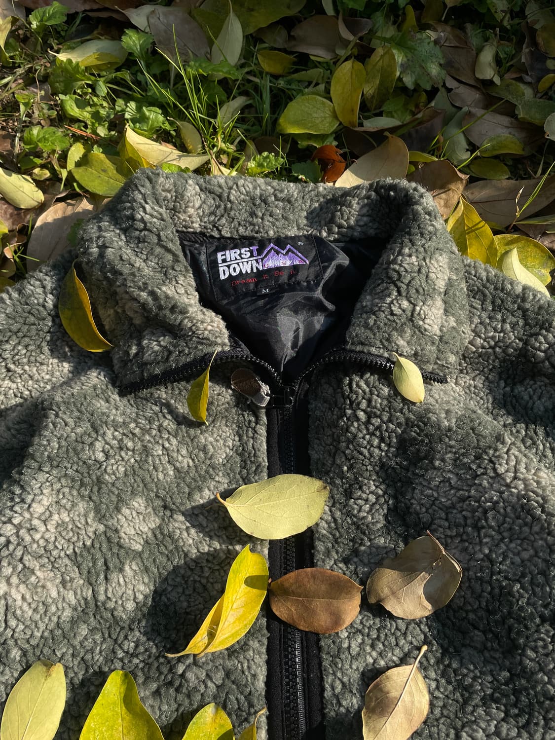 00s First Down Green Fleece JK 상품이미지3