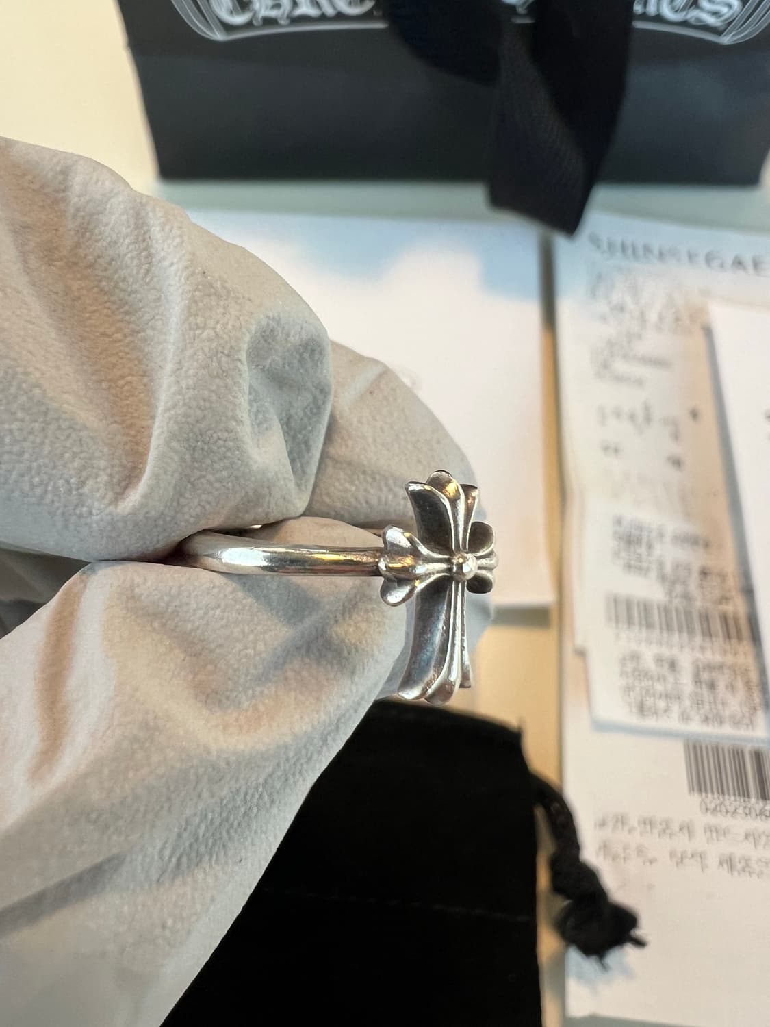 [us3] 크롬하츠 크로스 버블검링 상품이미지4