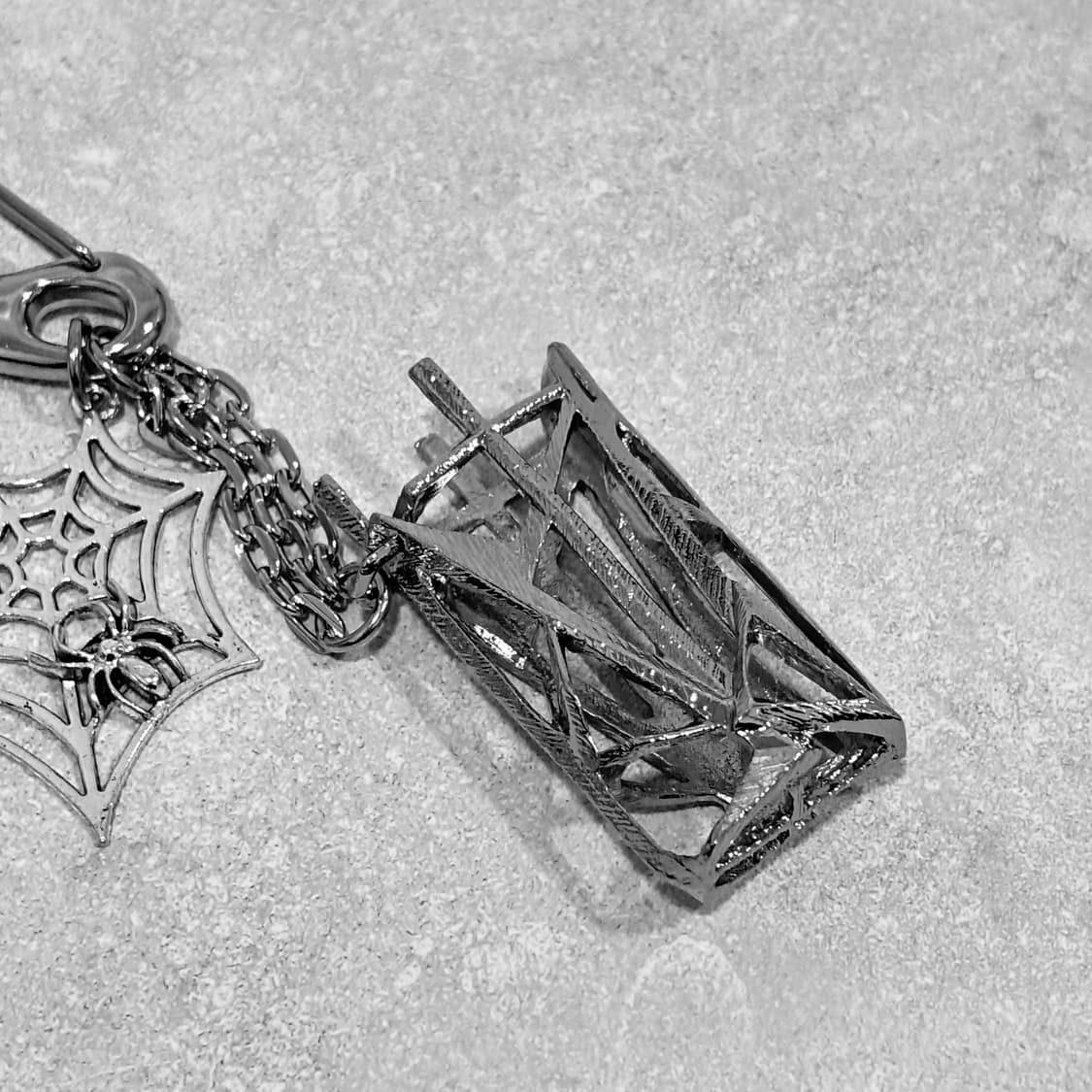 Oribell 스파이더 네트 라이터 케이스 키링 열쇠고리 상품이미지3