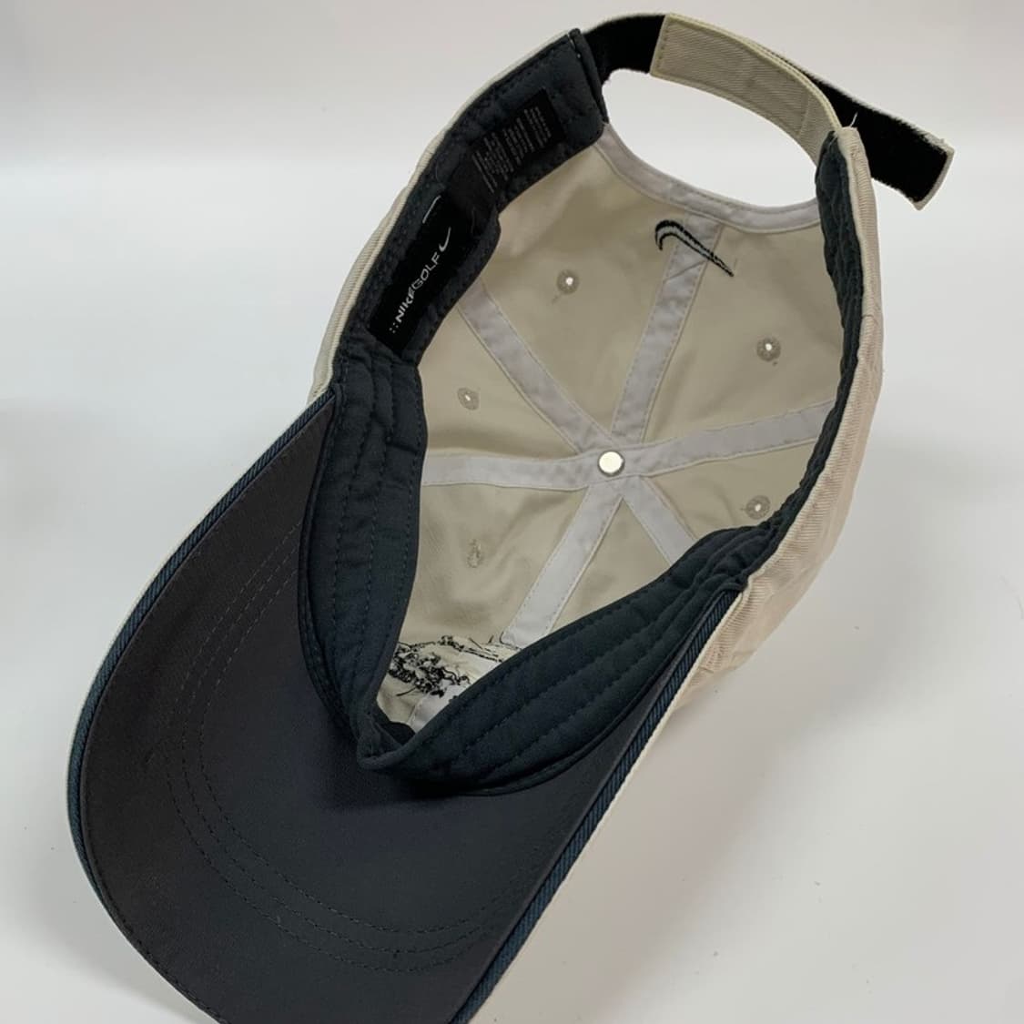 나이키 골프 스우시 베이지 빈티지 볼캡 상품이미지2