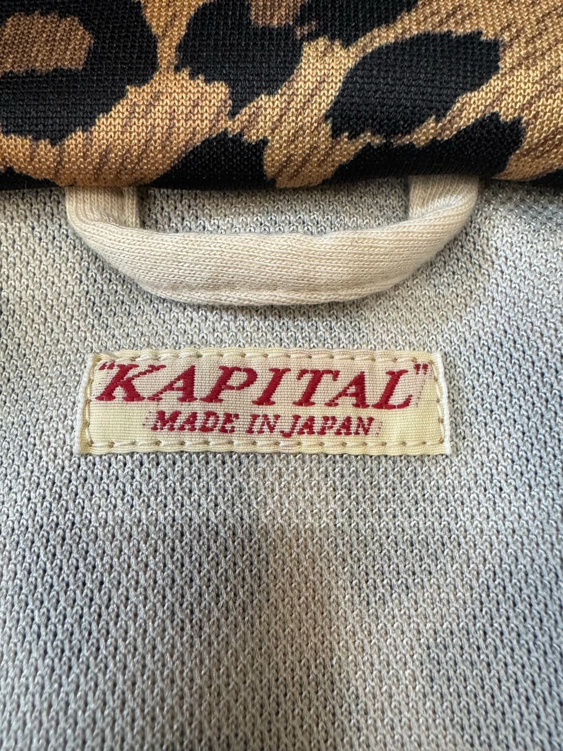 [4][XL] 캐피탈 스무스 저지 스턴트맨 앤 우먼 트랙 자켓 레오파드 상품이미지6