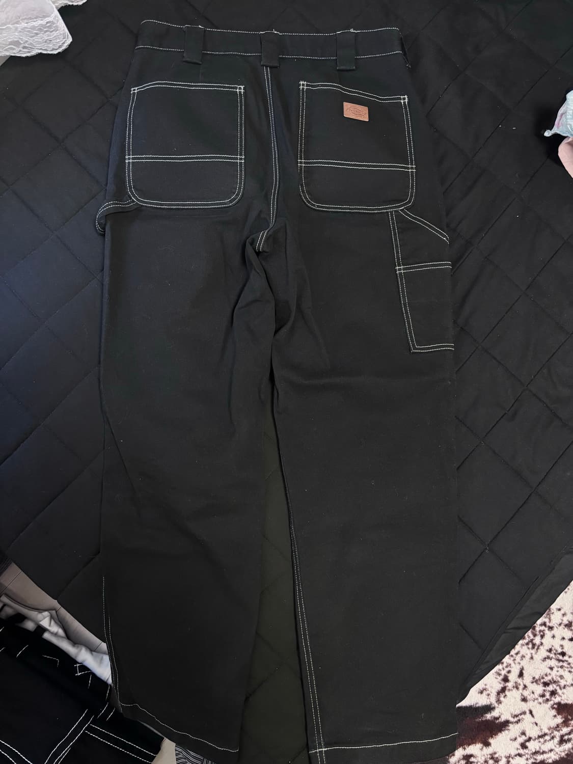 디키즈 카펜터 스티치 팬츠 카고팬츠 블랙 32 상품이미지1