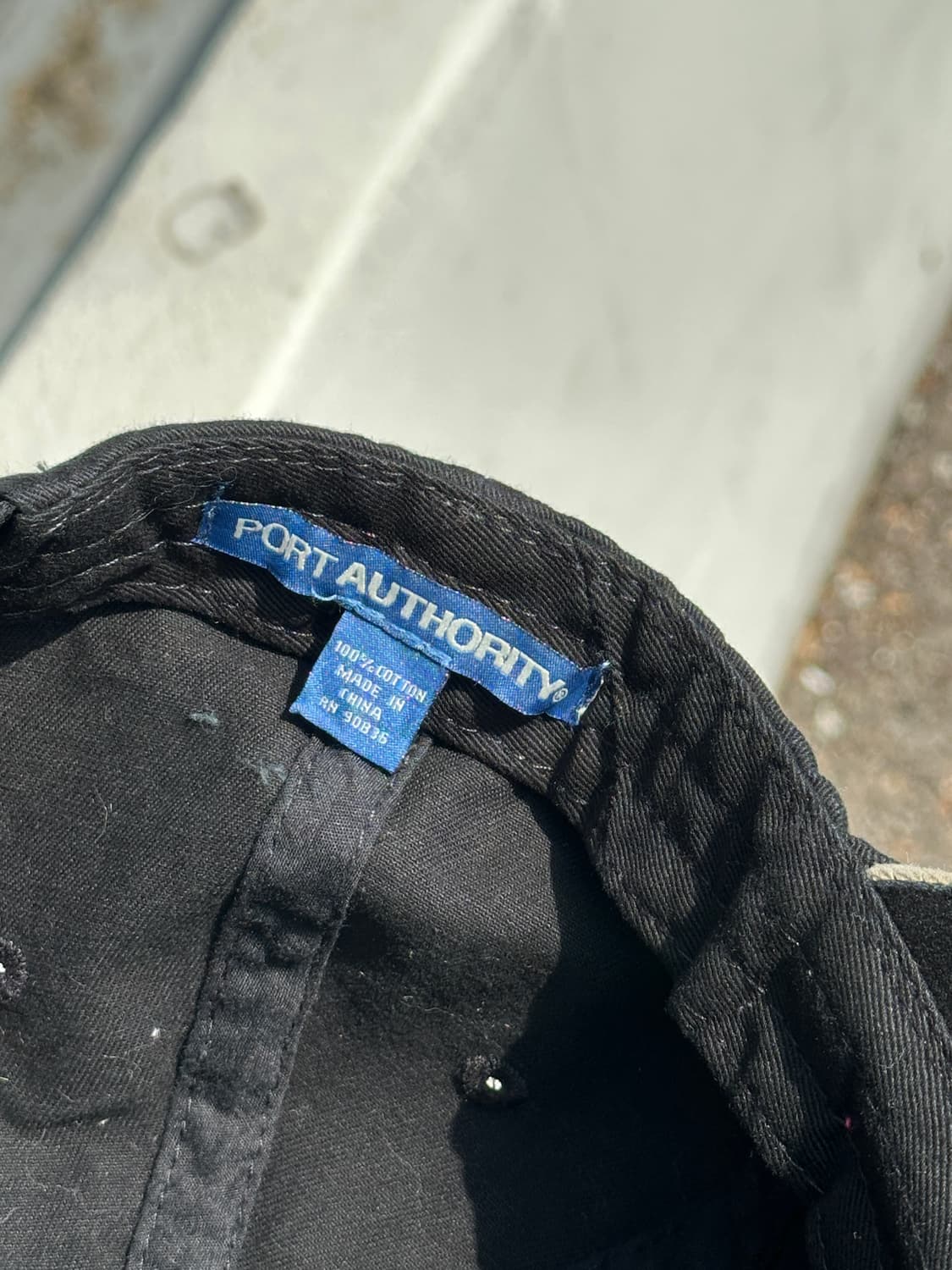 [F] Sails Anchor Cafe 로고 빈티지 블랙 볼캡 모자 상품이미지6