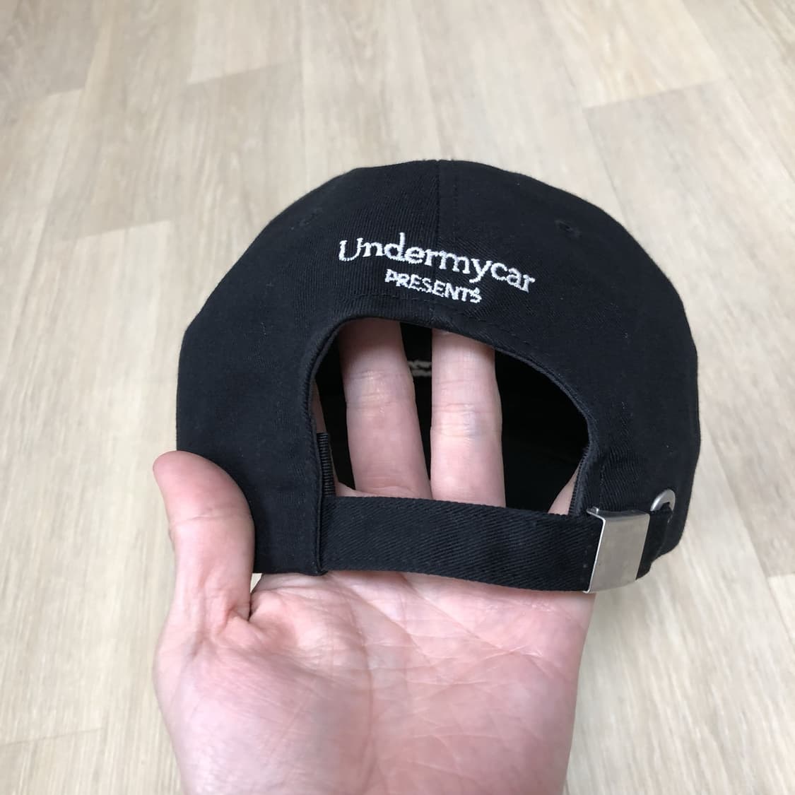 (OS) 언더마이카 Undermycar 로고 플레이 베이직 볼캡 블랙 상품이미지5