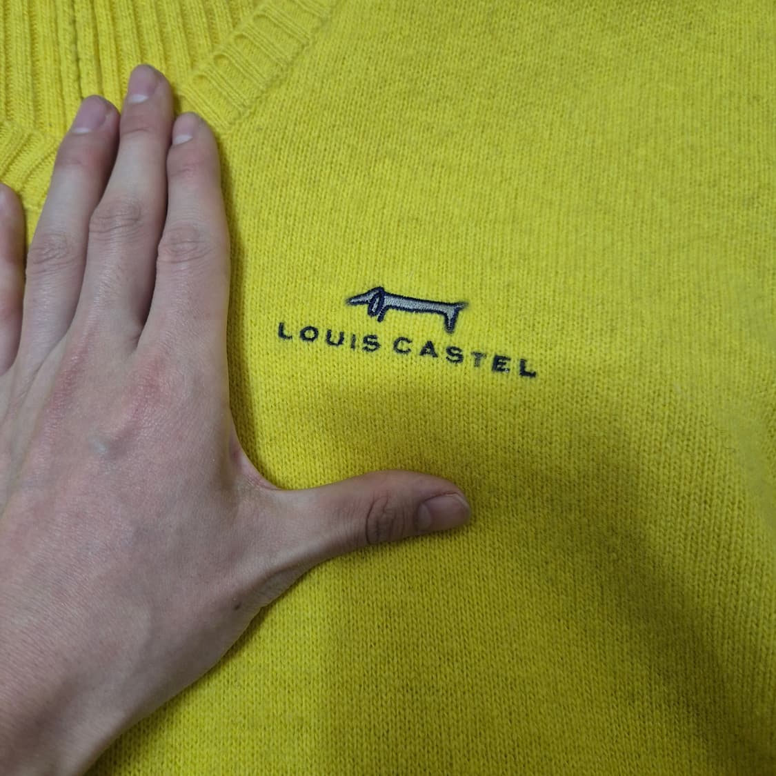 루이까스텔 골프 방풍 반집업 니트 L(100) 상품이미지4