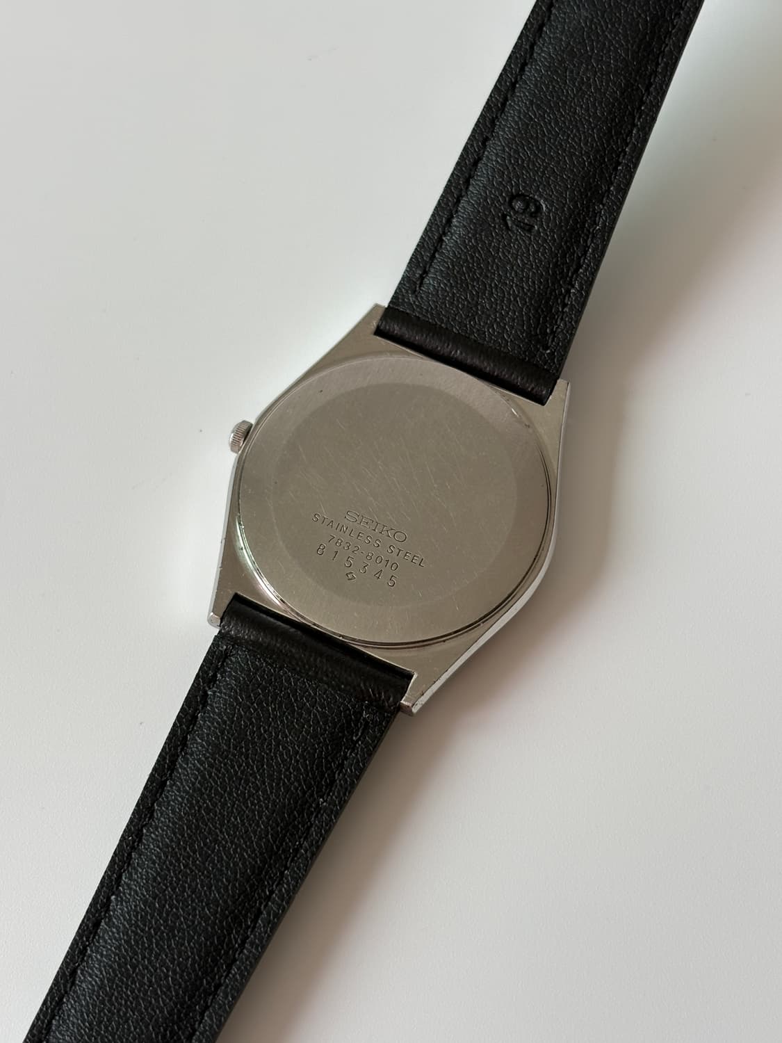 세이코 1980년대 Emblem 실버 쿼츠 남성 상품이미지5