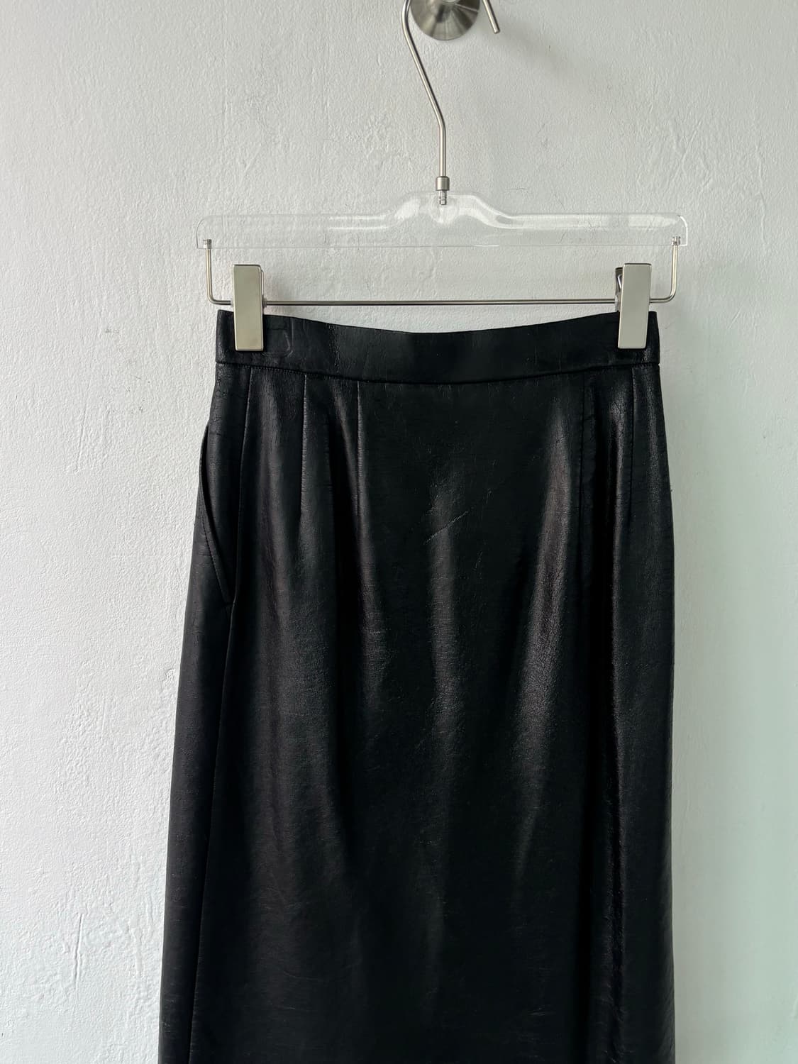 꼼데가르송 트리콧 1996aw 레이가와쿠보 아카이브 레더 스커트 상품이미지5