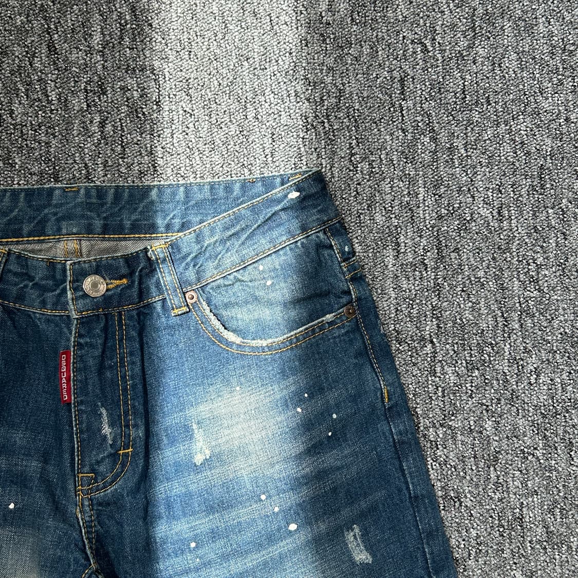 디스퀘어드2 페인팅 데미지 데님 팬츠 상품이미지3