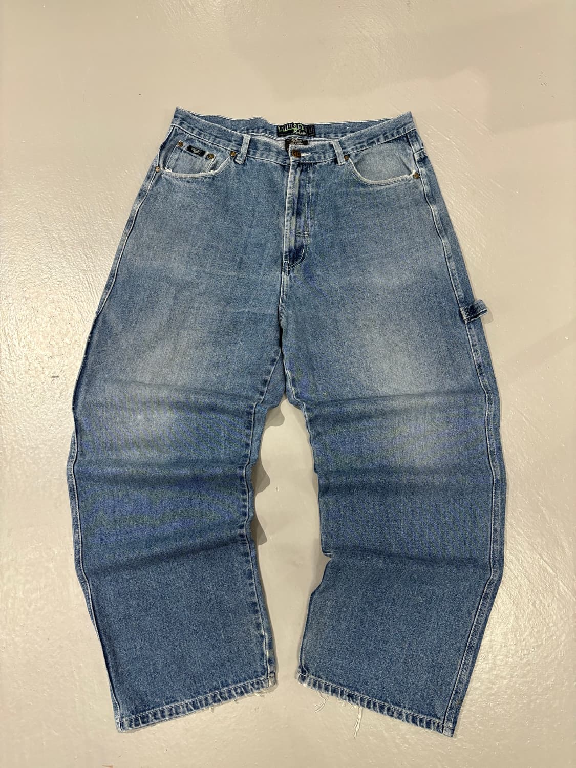 빈티지 힙합 데님 카펜더 팬츠 상품이미지6