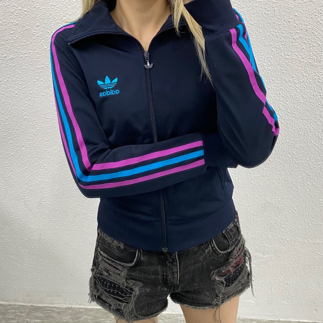 아디다스 파이어버드 멀티컬러 네이비 트랙탑 85 상품이미지1