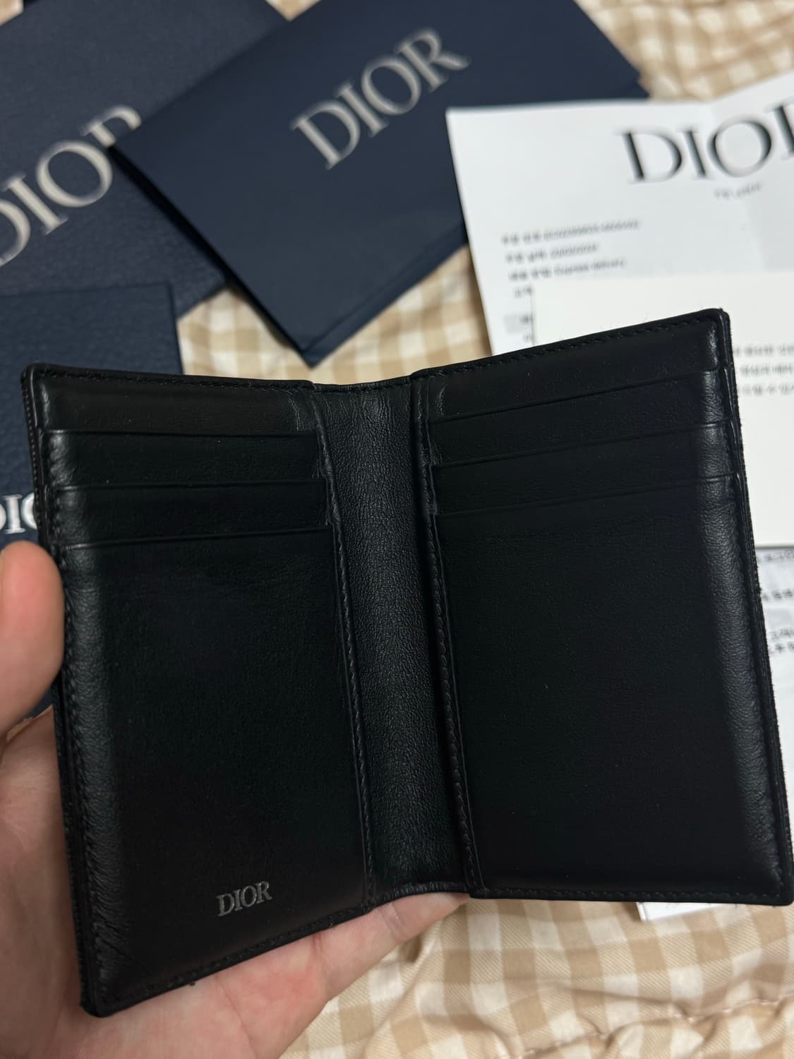 [새상품급 / 풀구성] 디올 오블리크 오거나이저 블랙 상품이미지5