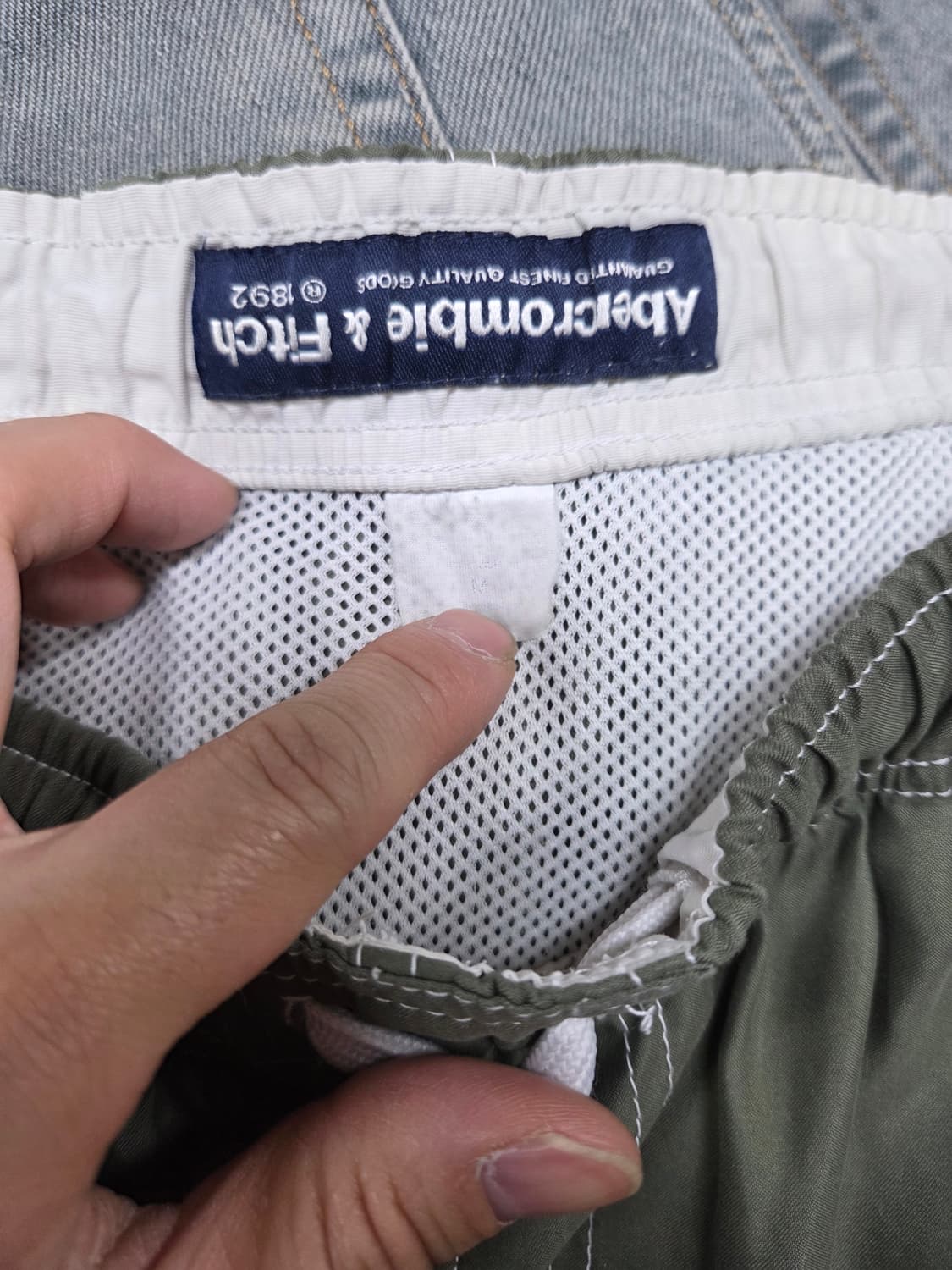 아베크롬비 빈티지 카고 트랙 반바지 대략 33 34  상품이미지3