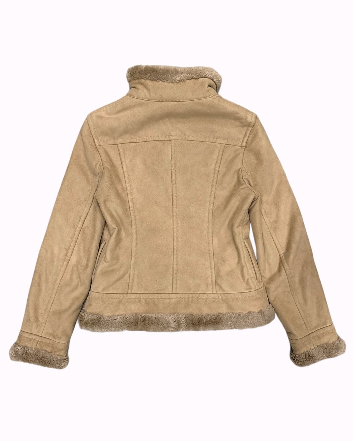 KUMIKYOKU beige fur shearling jacket 상품이미지5