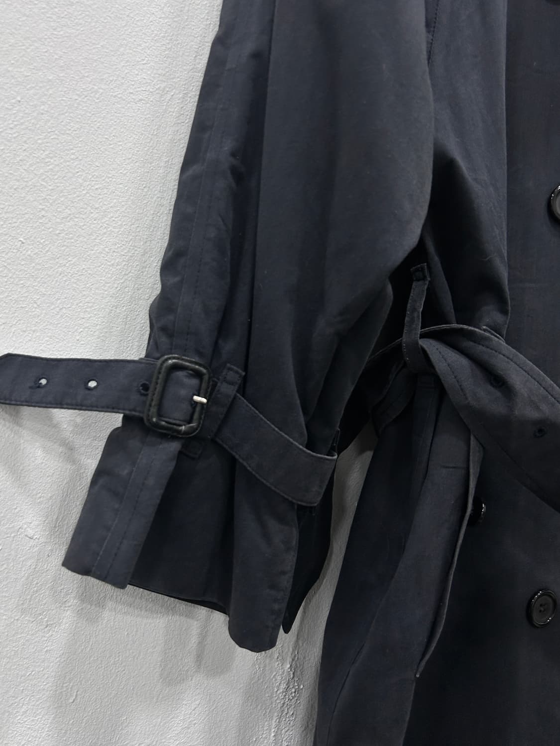 버버리 네이비 트렌치 코트 여성 M 상품이미지5