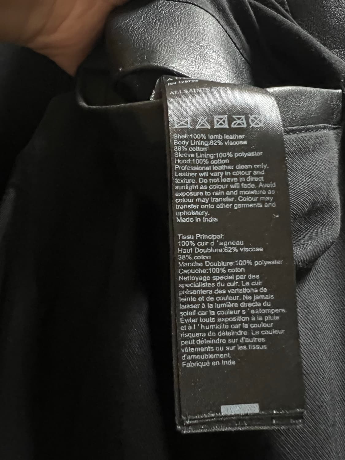 All Saints Bikers Jacket 상품이미지6