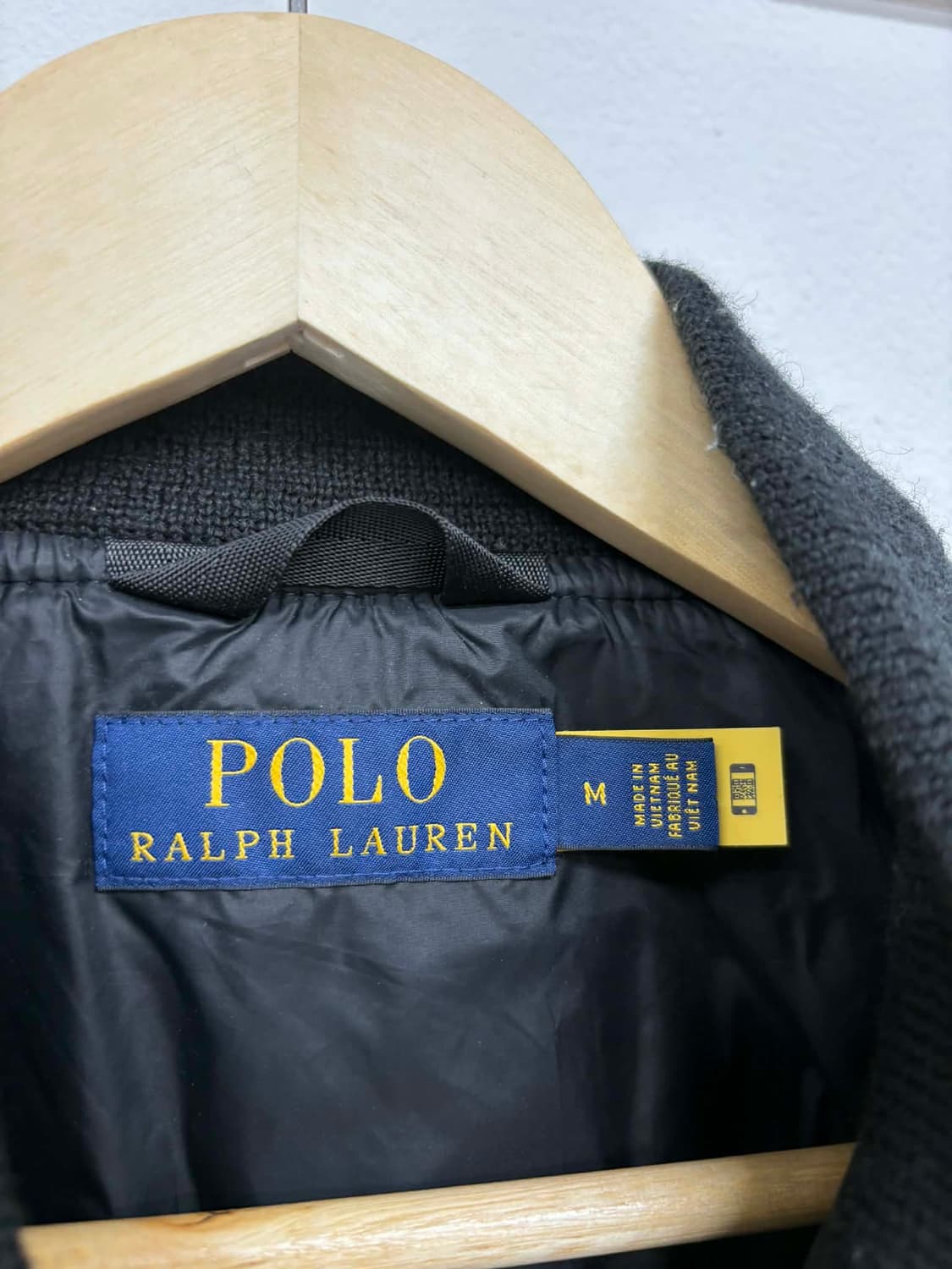 [M] 폴로 랄프로렌 블랙 MA-1 블루종 자켓 상품이미지4
