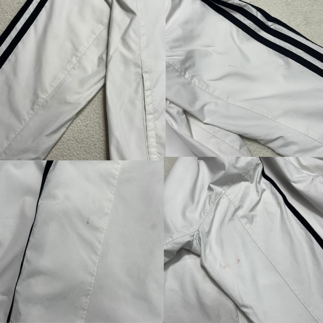 ADIDAS  CLIMASTORM 바람막이 화이트 S 상품이미지5