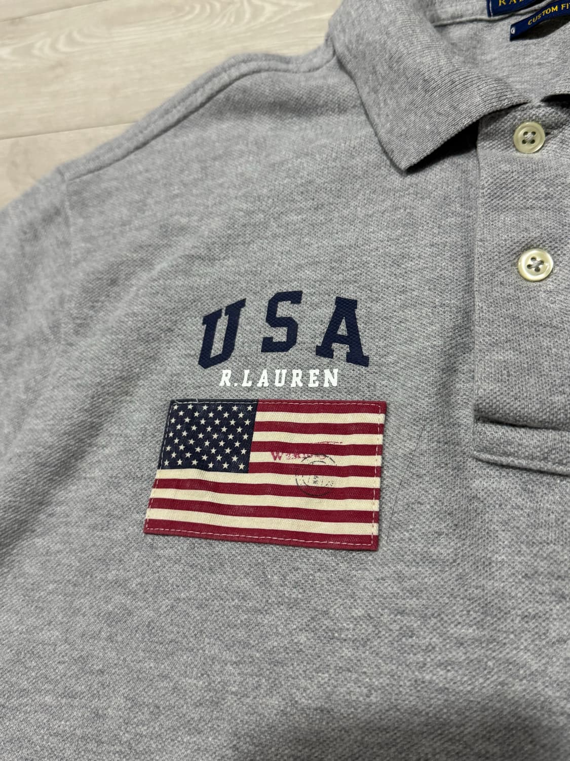 폴로 랄프로렌 빅포니 USA 성조기 PK 카라 반팔티   상품이미지4