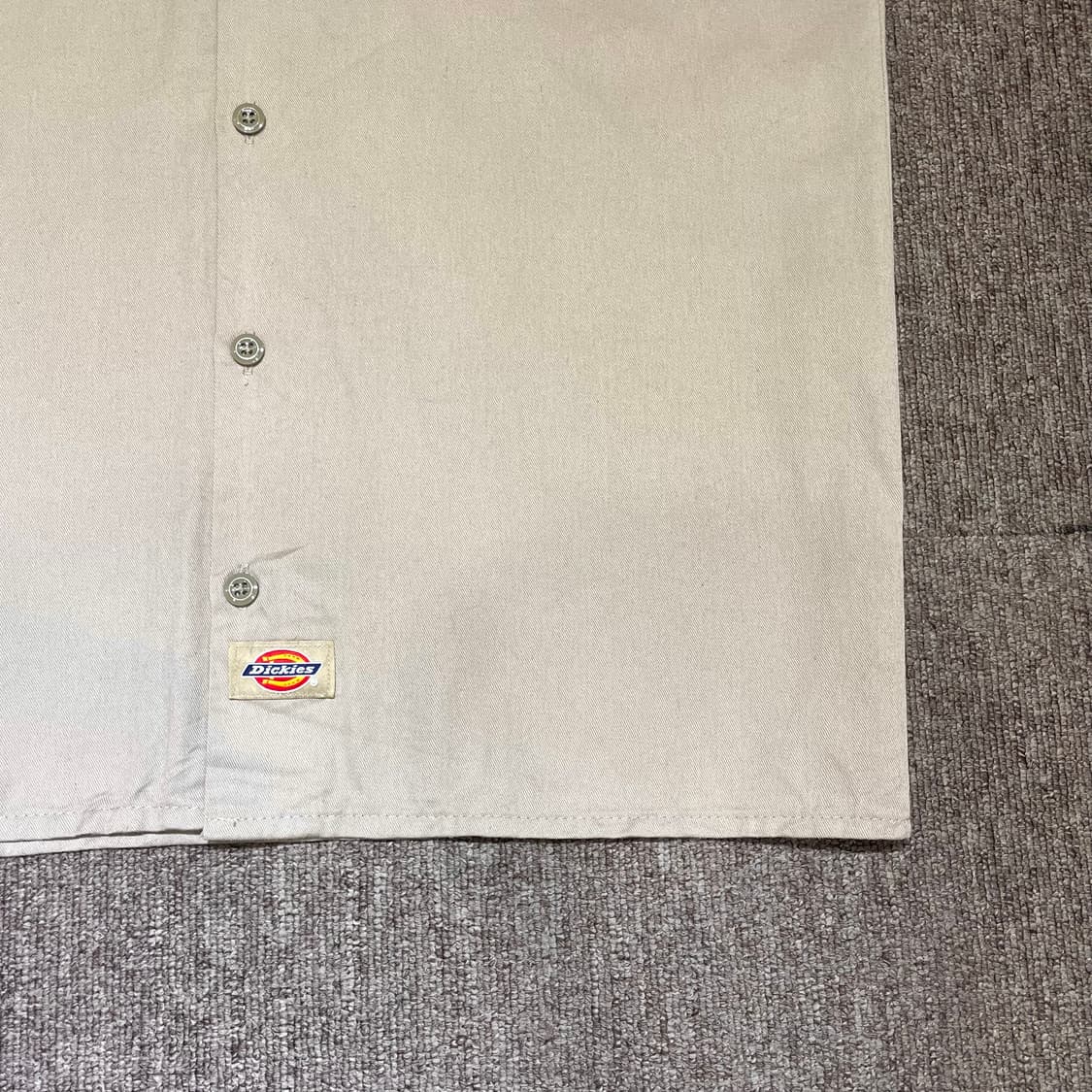 (S) Dickies 디키즈 반팔 워크 셔츠 베이지 상품이미지6