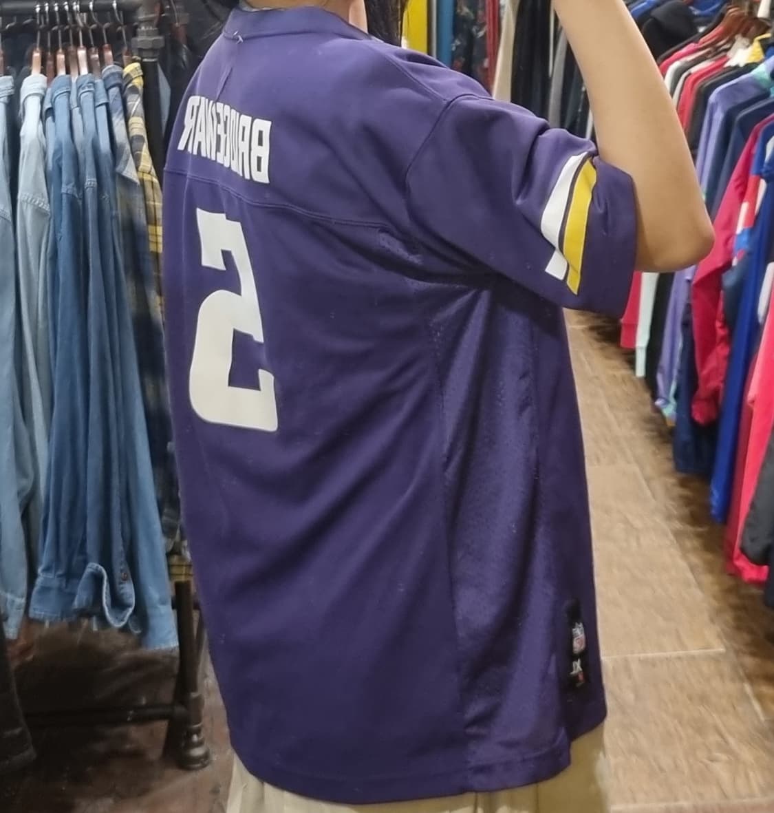 [Hi] NFL 풋볼 져지 반팔티 퍼플 상품이미지5