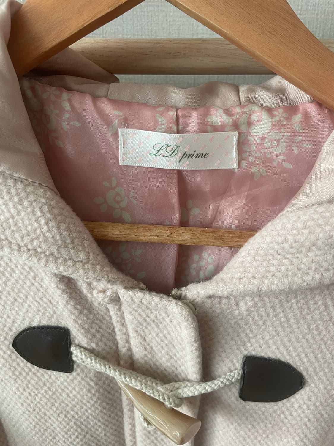 모리걸 빈티지 러블리 후드 떡볶이 코트 🌸💗🤍 상품이미지2