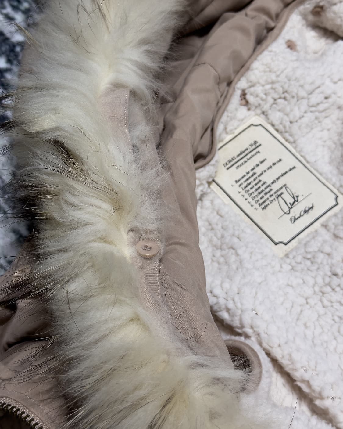 {DURAS ambient} Raccoon Fur N3B Parka 상품이미지9