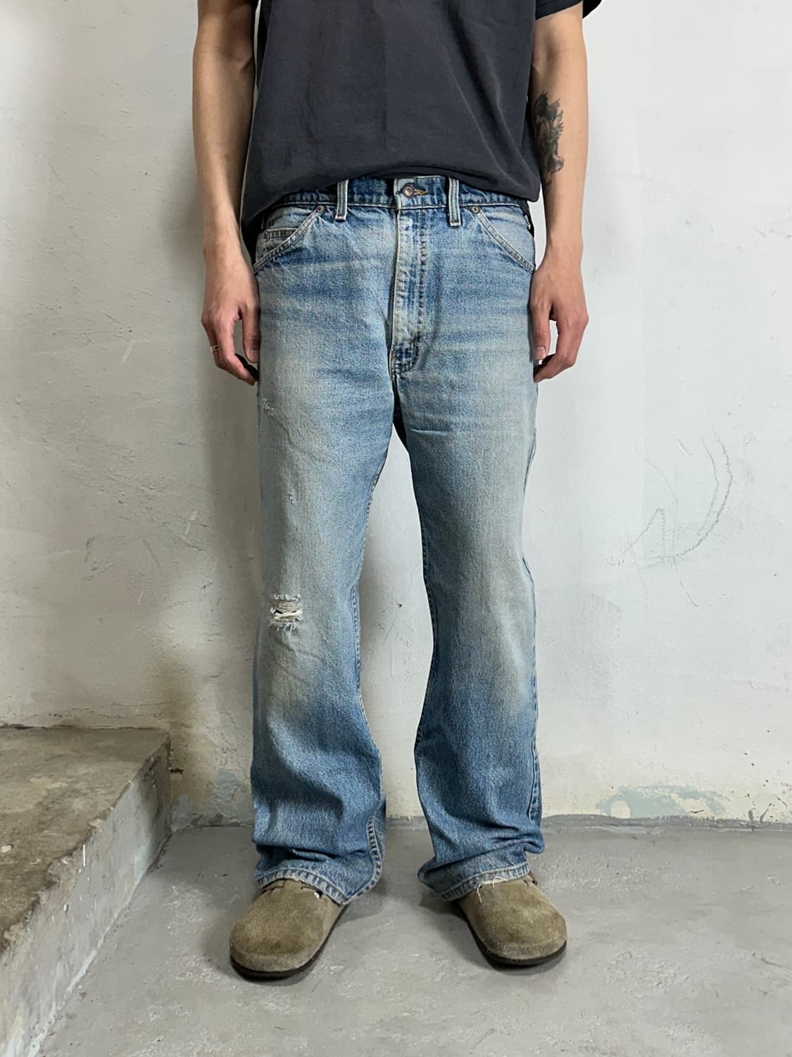 90's USA 빈티지 리바이스 517 오렌지탭 부츠컷 상품이미지1