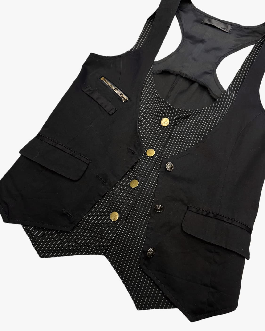 CRYX punk layred vest jacket 상품이미지3