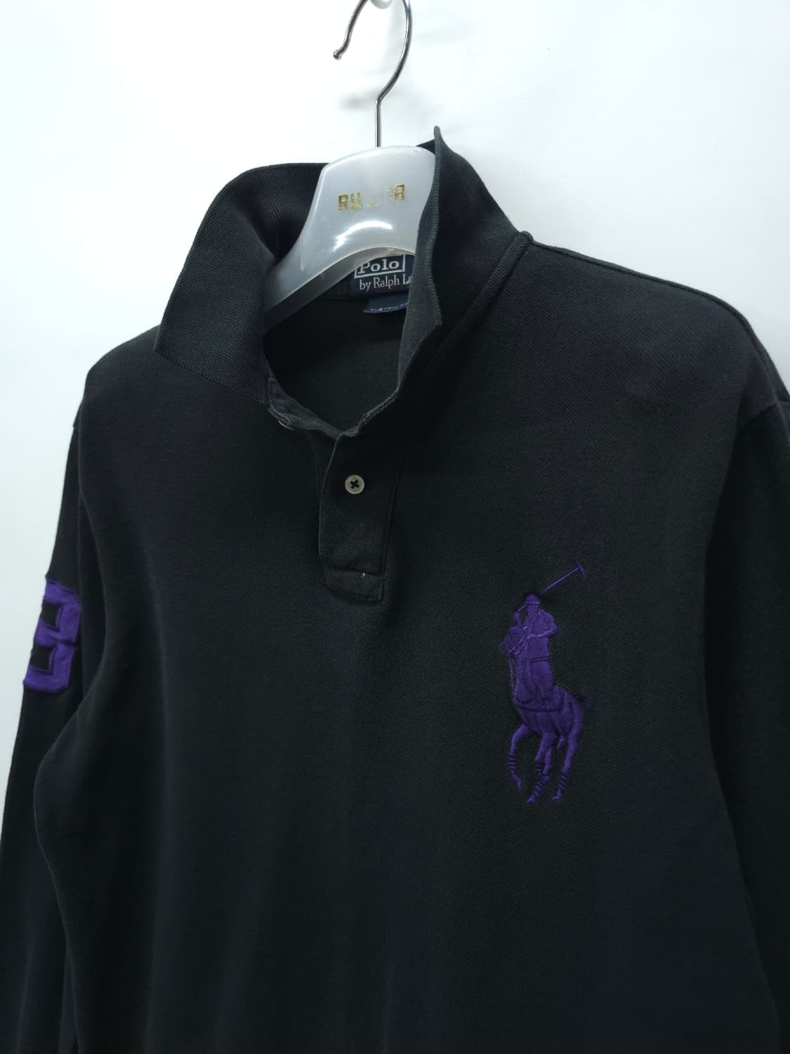 폴로 랄프로렌 남성 빅포니 긴팔 카라티 (블랙/95) 상품이미지9