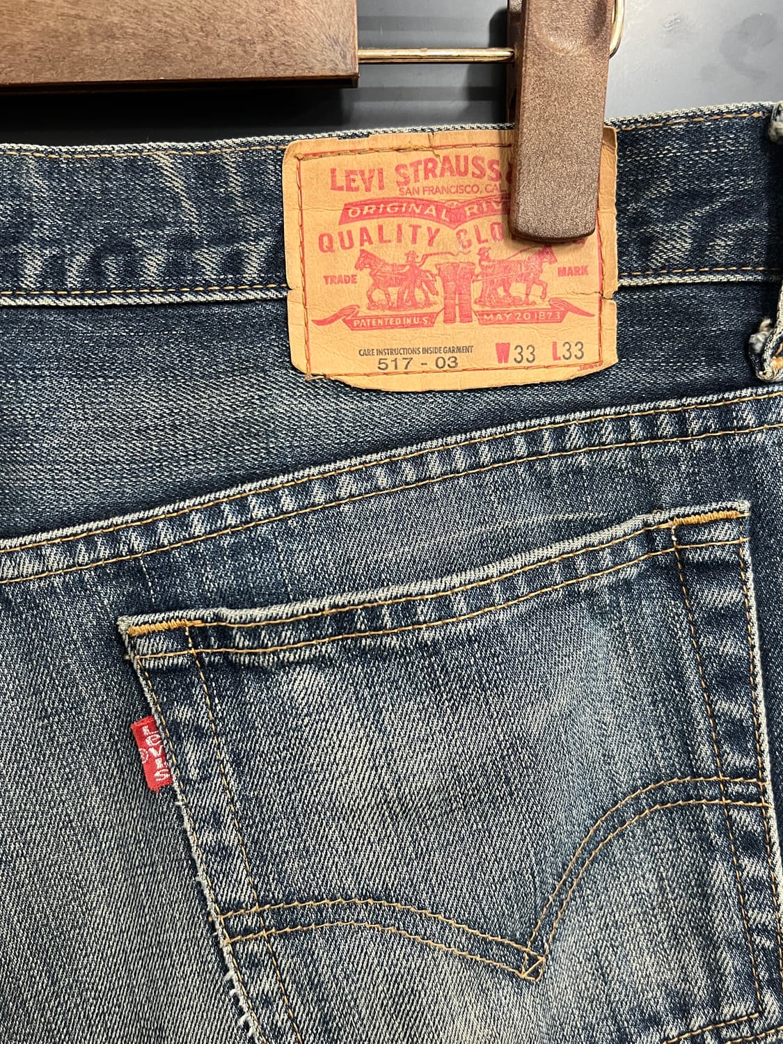 Levis 리바이스 제팬 517 나팔핏 부츠컷 데님 팬츠 상품이미지3