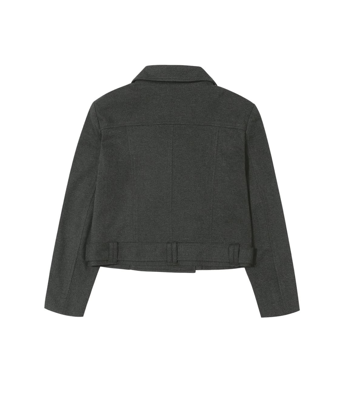 보헤미안서울 하프 코트 챠콜 상품이미지4