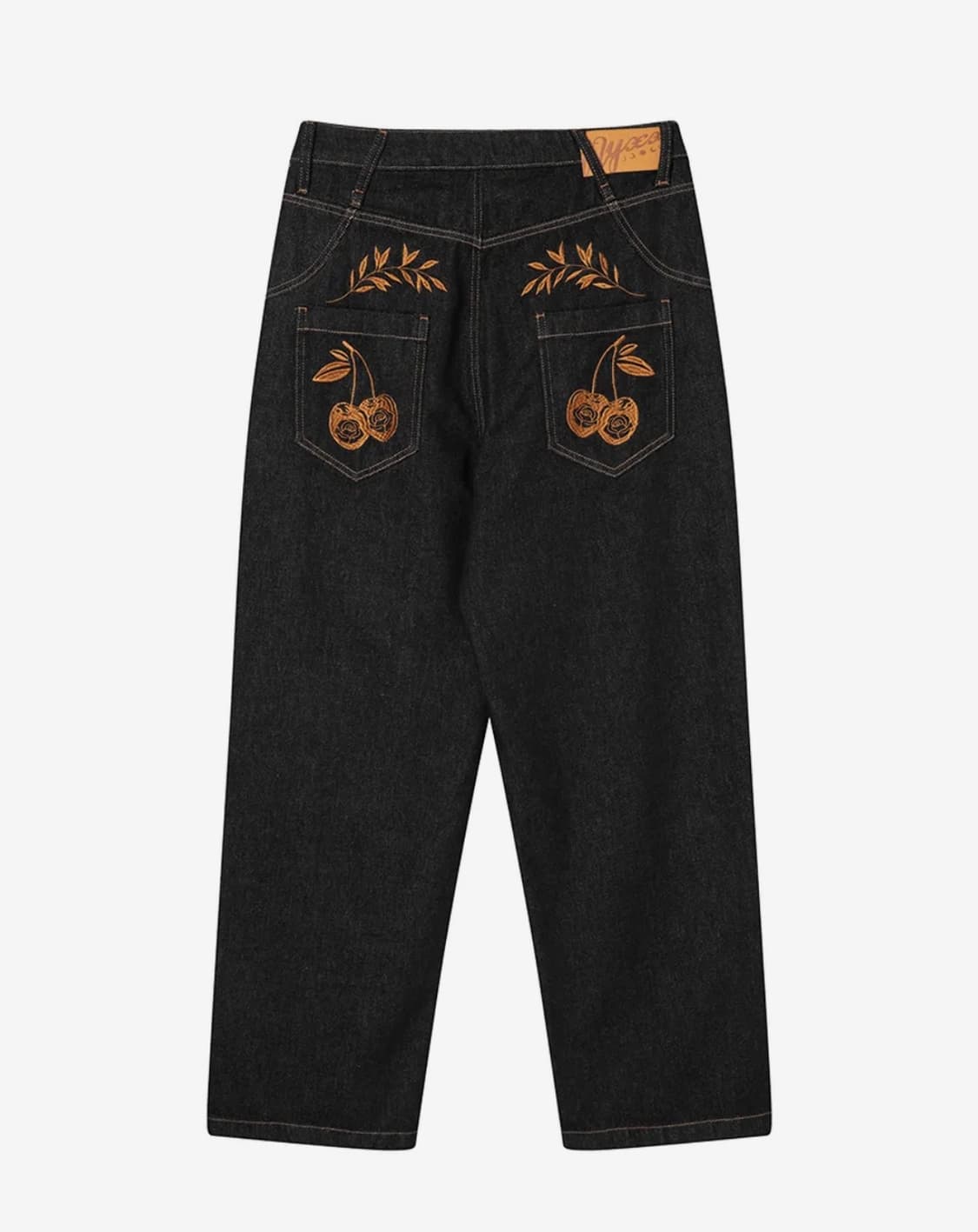 NyxxCHERRY BELL DENIM PANTS BLACK WASHED 상품이미지3