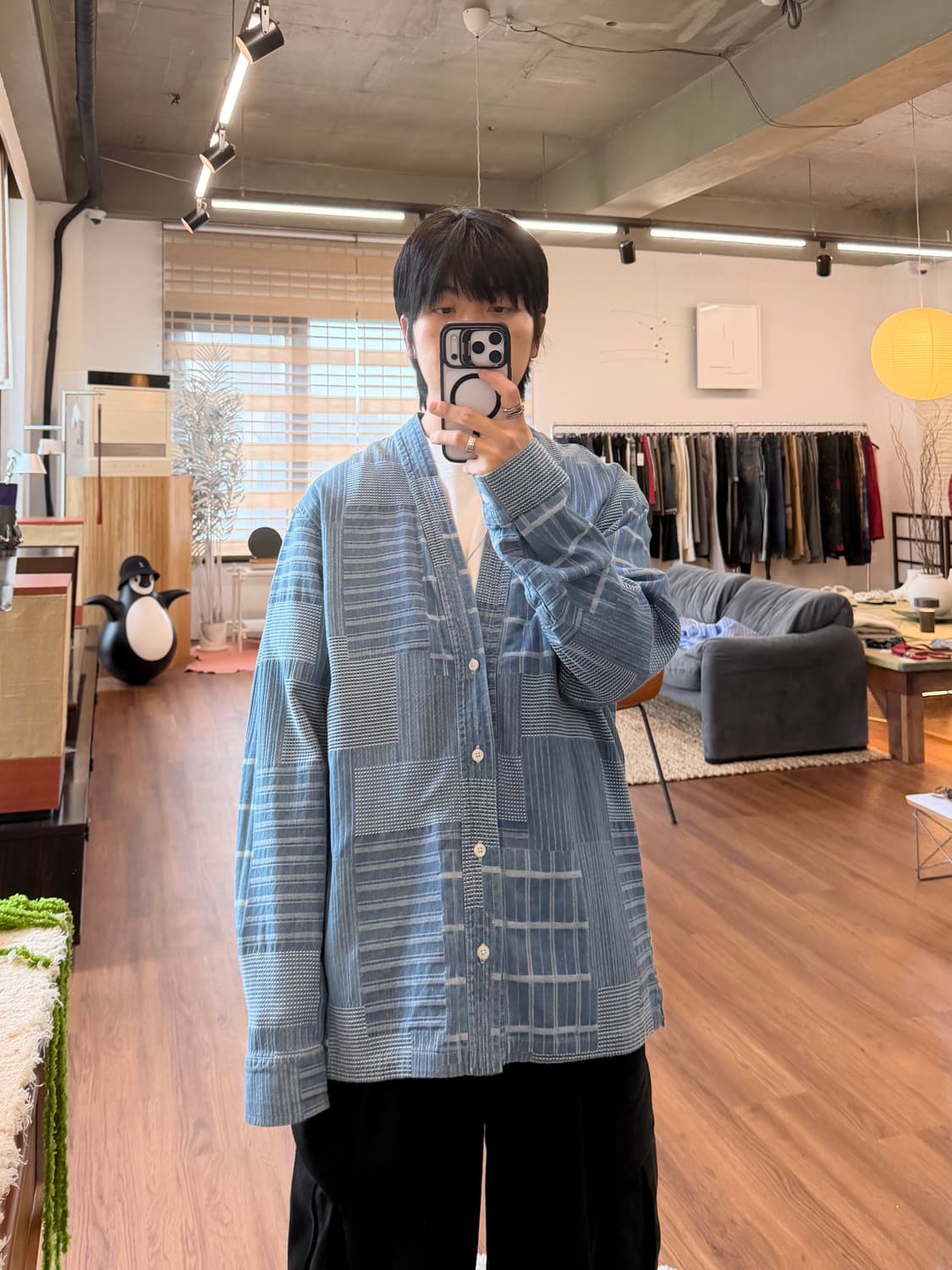 키스 23SS 설리반 데님 기 셔츠  KITH 상품이미지1