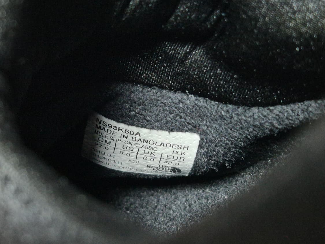 노스페이스 남성 패딩 슬립온 방한화 270 상품이미지8