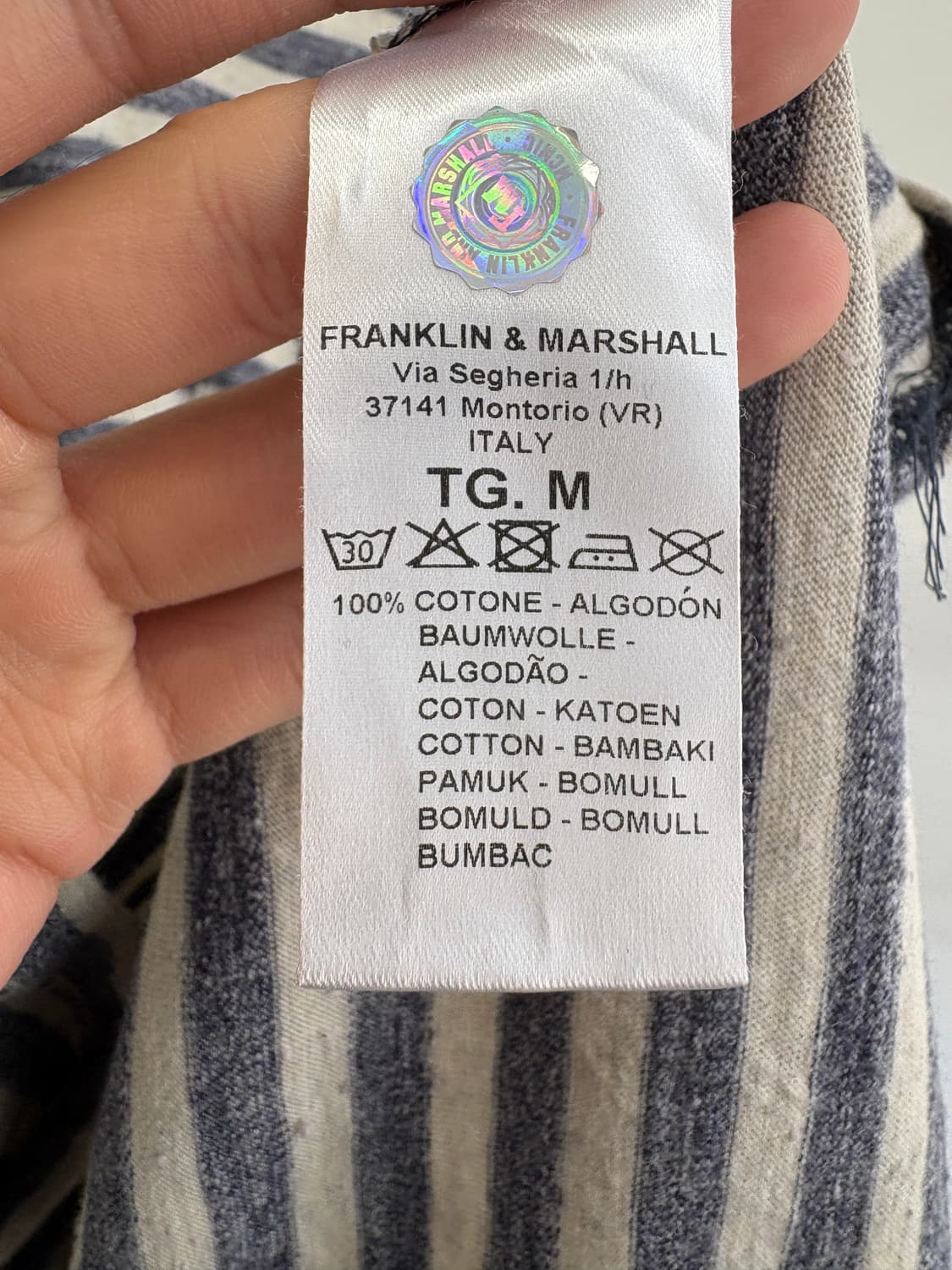 FRANKLIN MARSHALL ALUMNI (Made in Italy) 상품이미지8