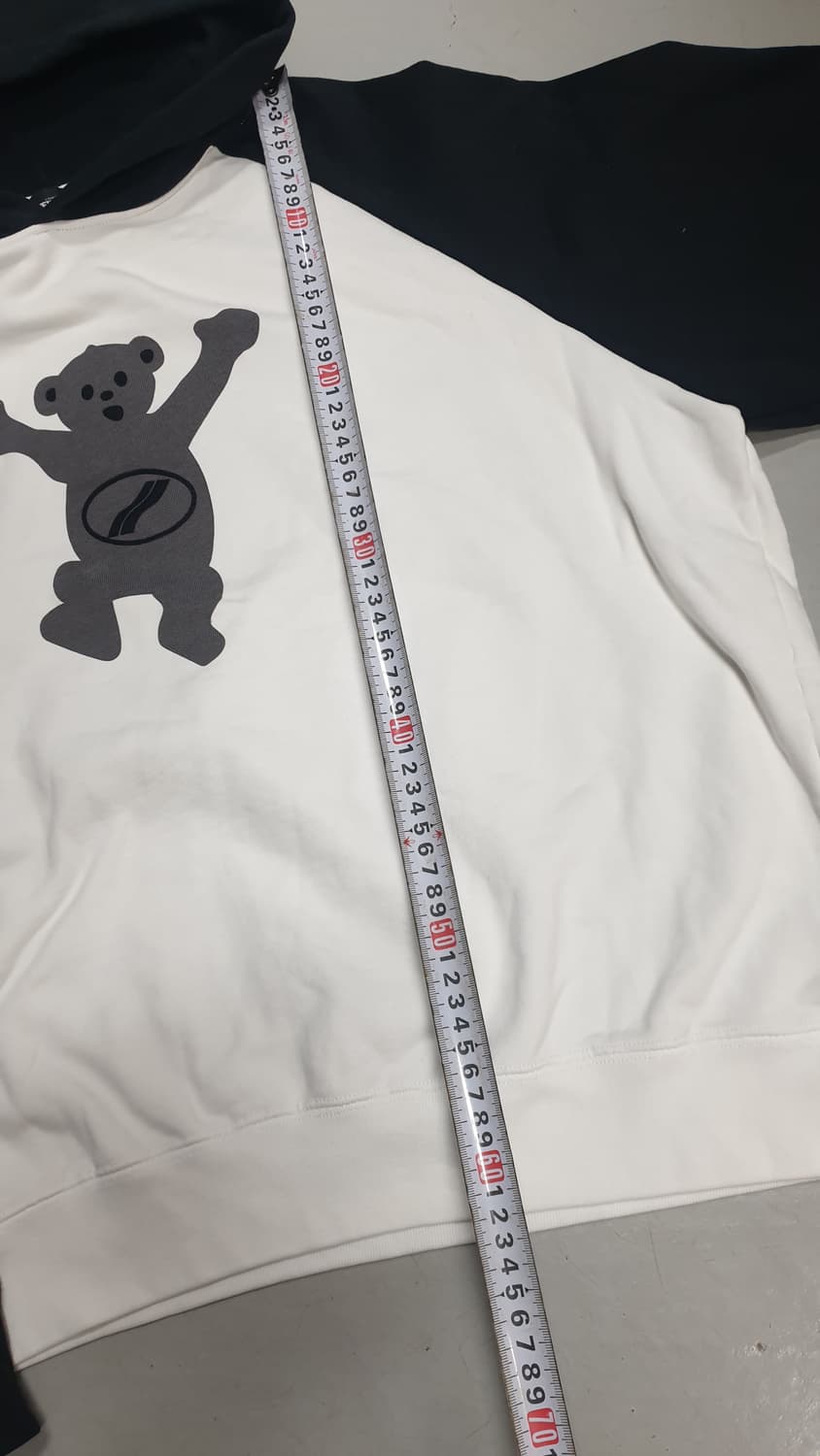 웰던 곰돌이 크롭후드티 M 상품이미지7