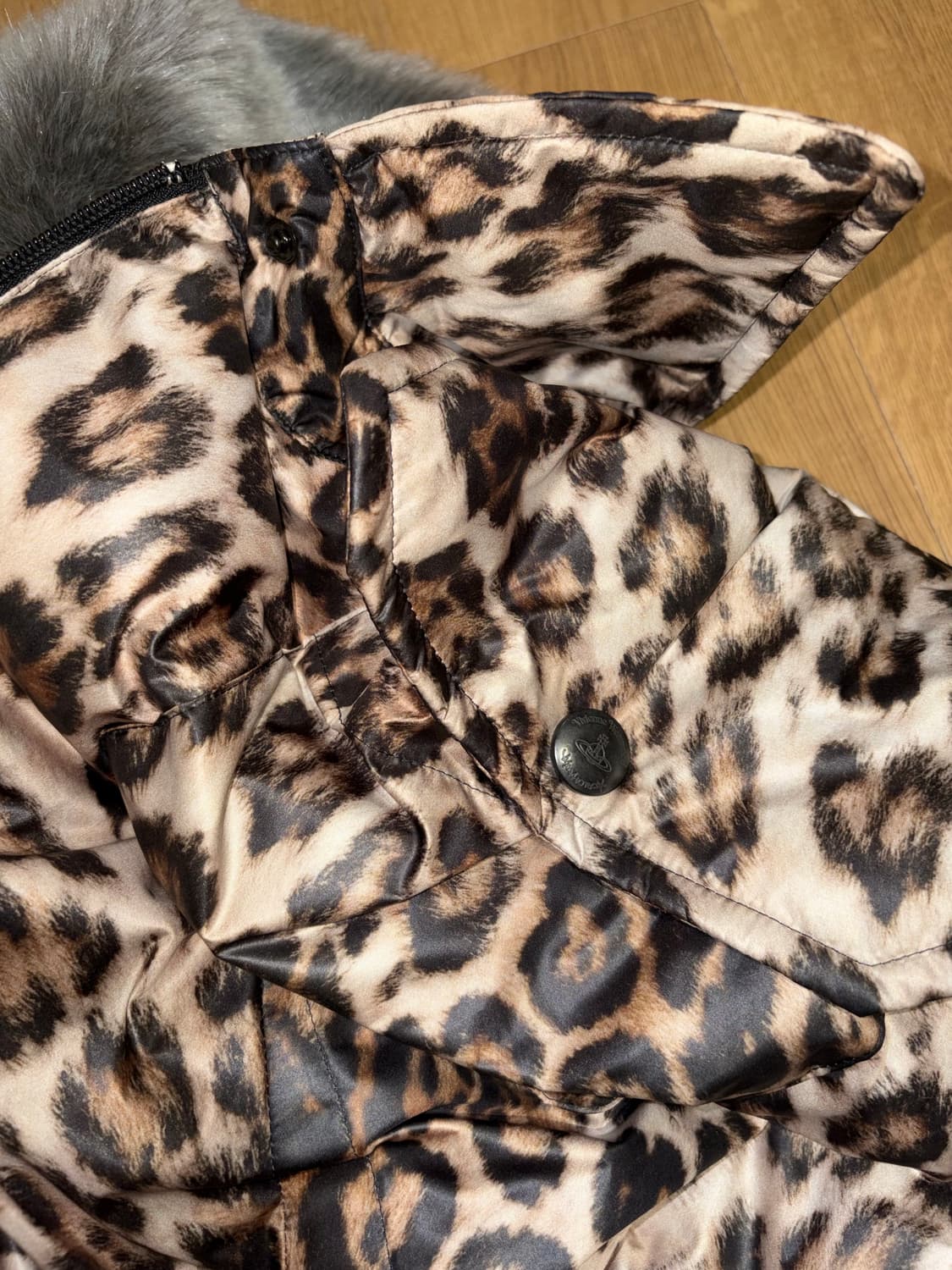 비비안웨스트우드 레오파드 퍼 패딩 상품이미지4