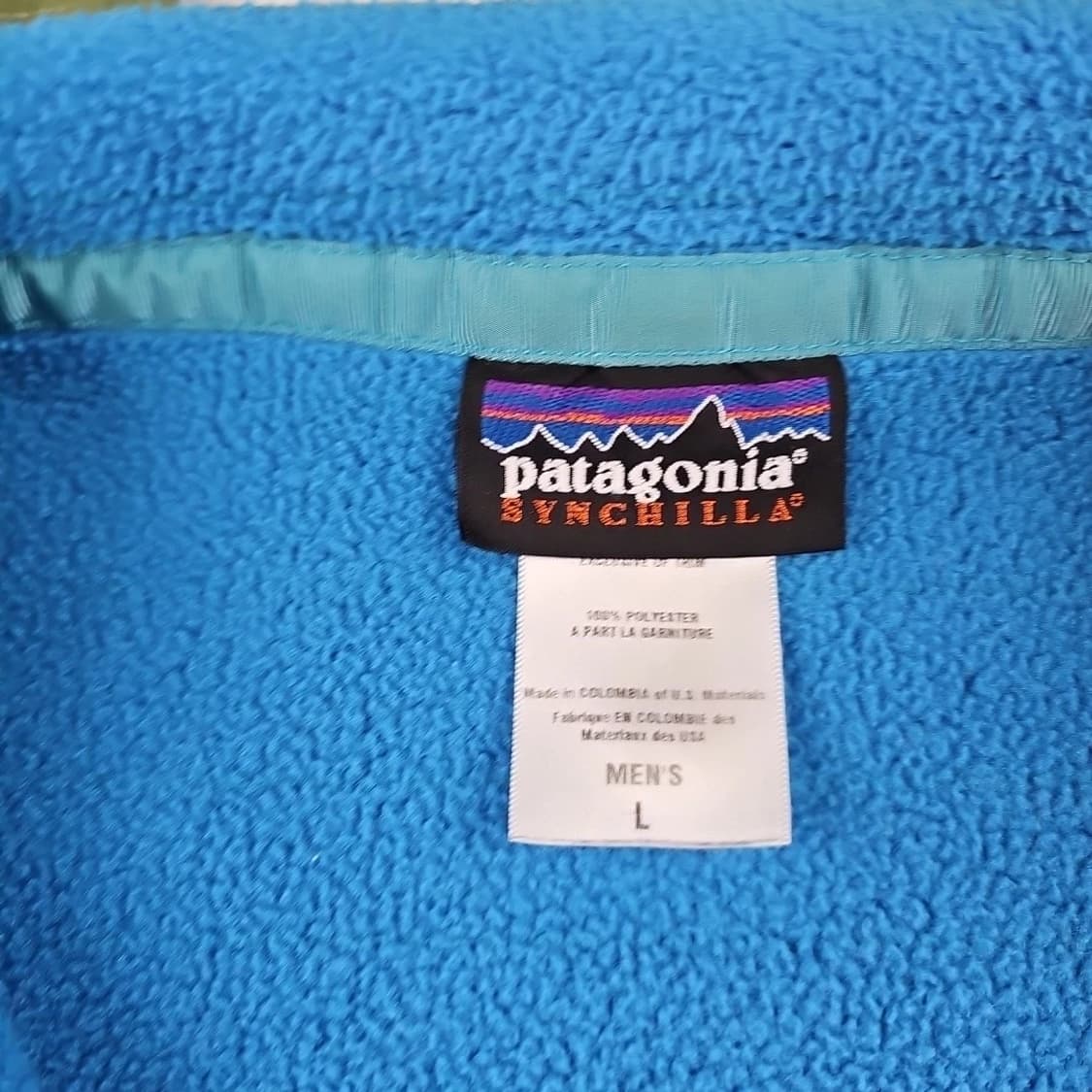 00s 콜롬비아 파타고니아 신칠라 스냅-T 패시지 블루 레드 상품이미지6
