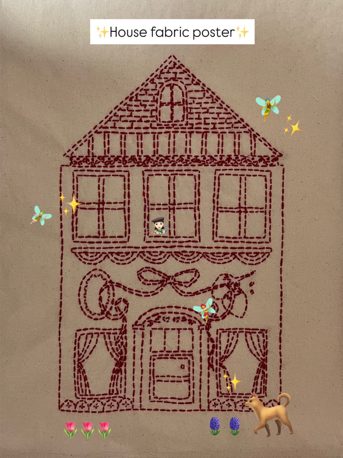 HOLY's house fabric poster  상품이미지1