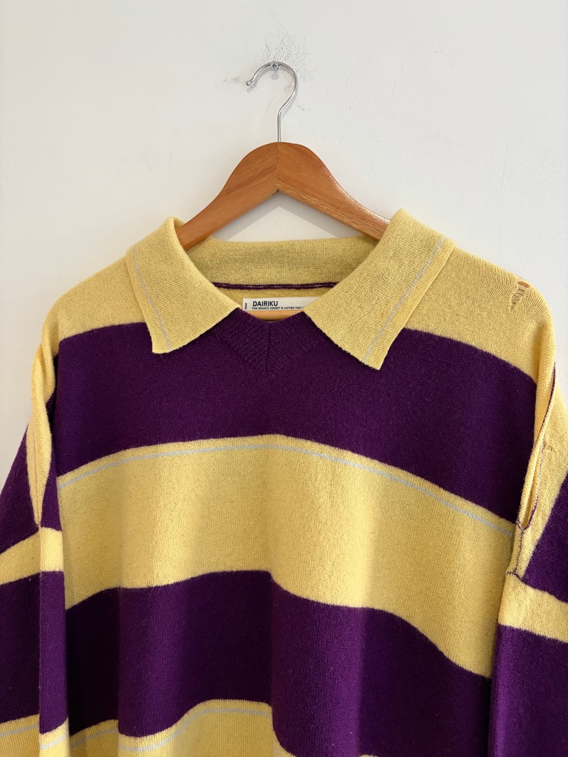 다이리쿠 니트 럭비티 상품이미지2