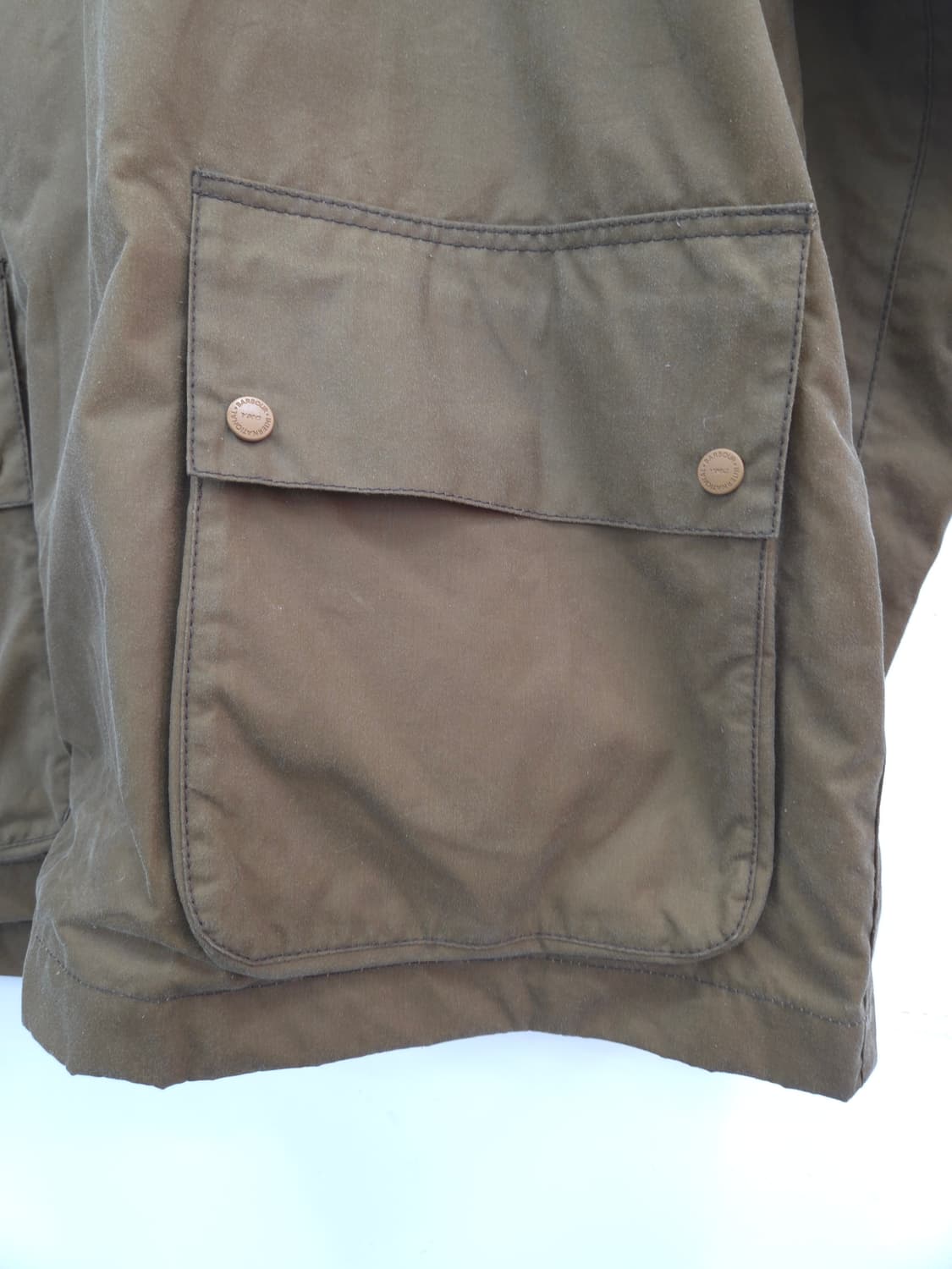 XL [희귀] 바버 인터내셔널 YMC 자켓 카키 상품이미지5