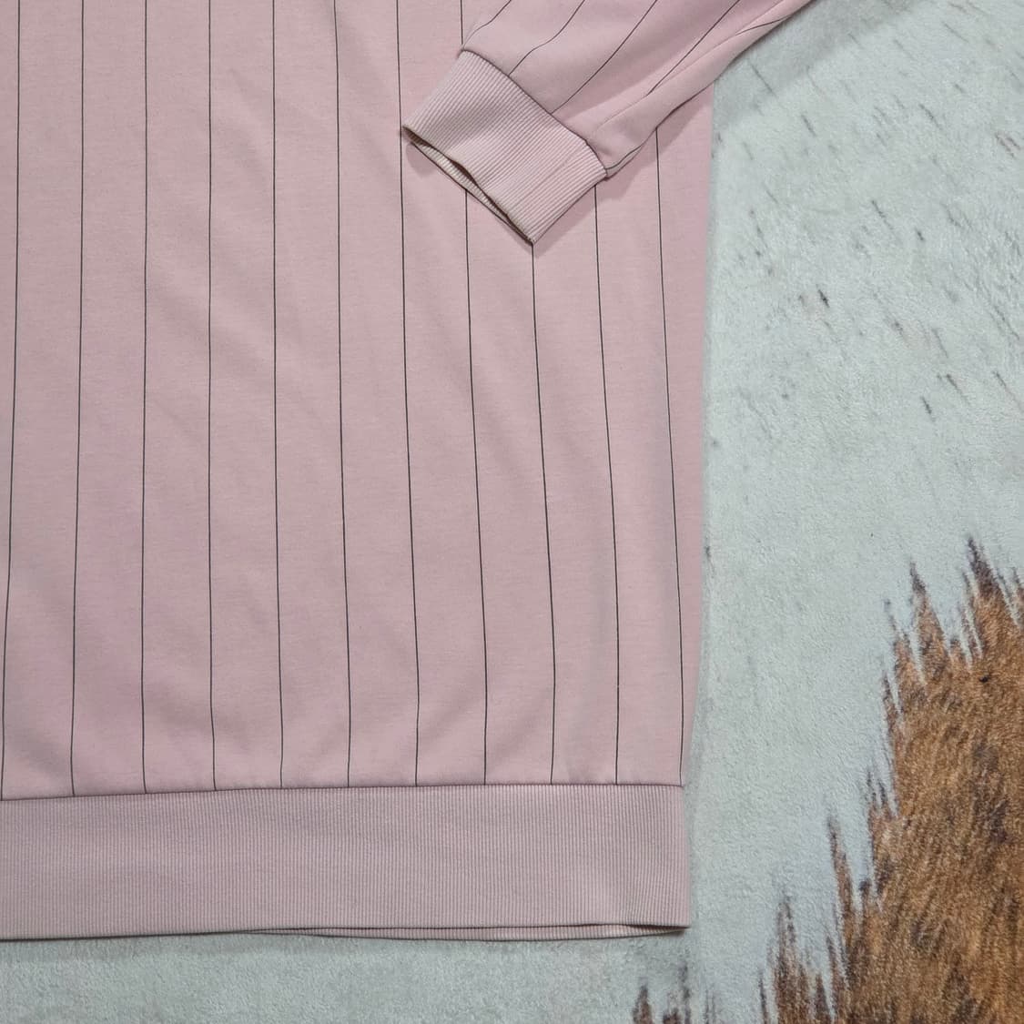 MLB 핑크 스트라이프 후드티 상품이미지6